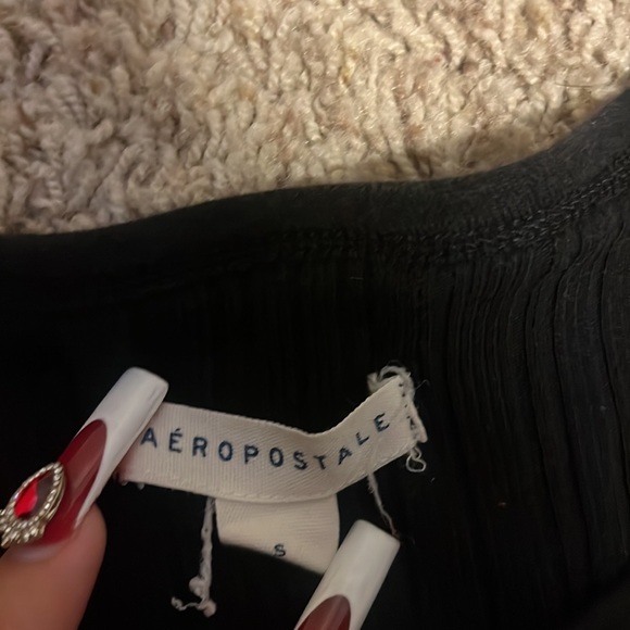 ribbed button up croptop - Picture 2 of 2